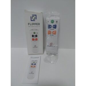 FLIPPER Big Button Universal TV Remote Control 2 Device Easy Set Up for Elderly